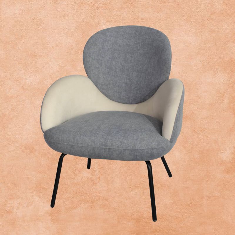 Best Selling Velvet Accent Armchair with Metal Foot Mix of Colors for Living Room or Bedroom Leisure Sofa Chair
