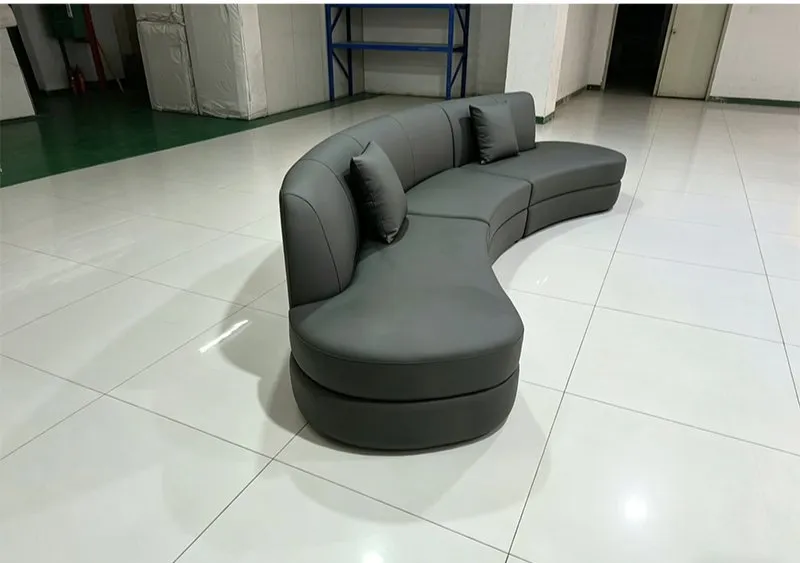 Modern Lobby Sectional Couch Fabric Restaurant Hotel Office Bar Waiting Area Sofa
