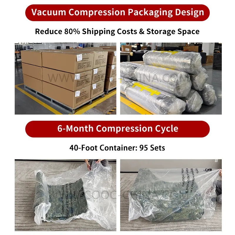Wholesale High Quality Living Room Fabric Modern Vacuum Packaging Compressed Modular Sectional Sofa Set Furniture