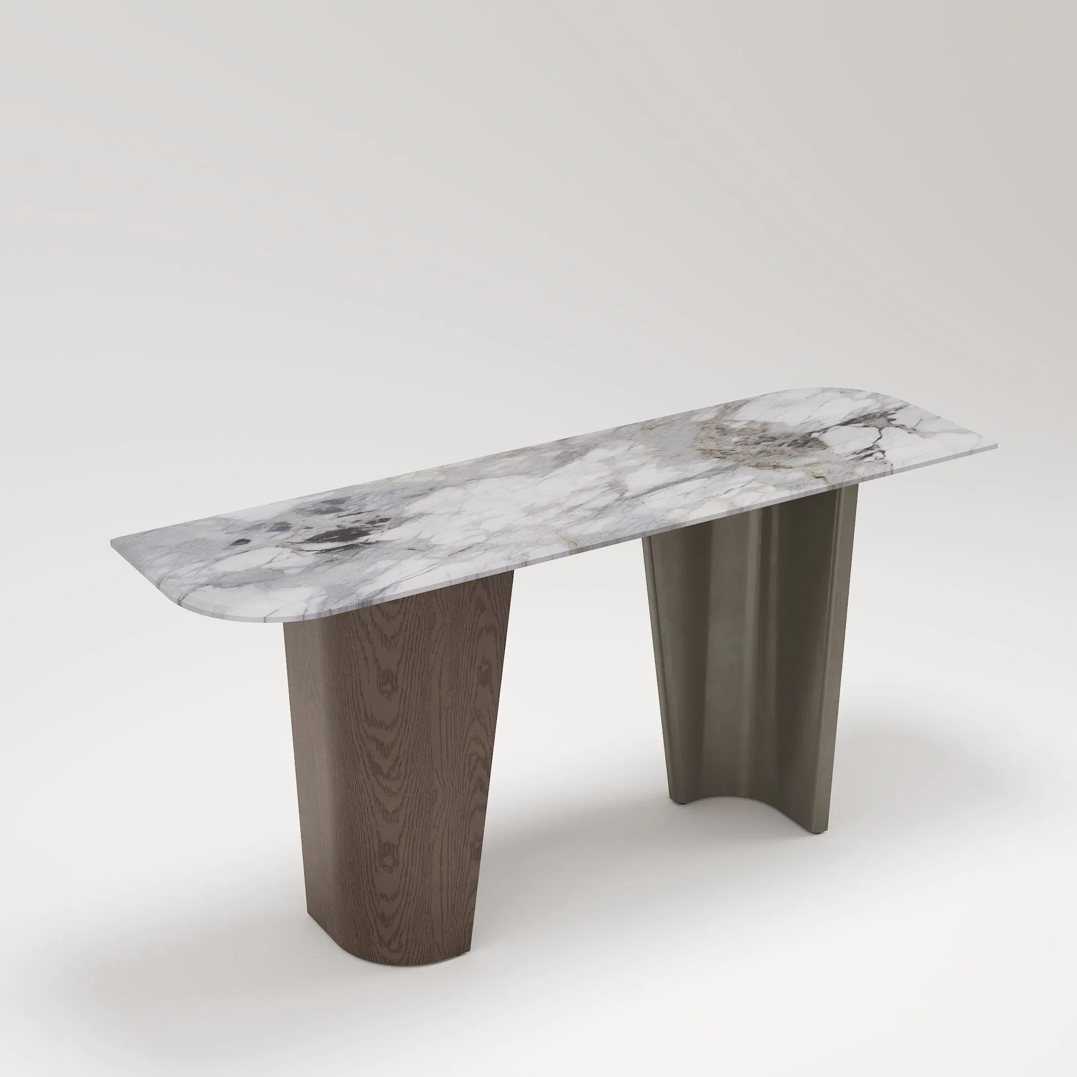 Living Room Luxury Hotel Wooden Marble Best Quality Designer Console Table