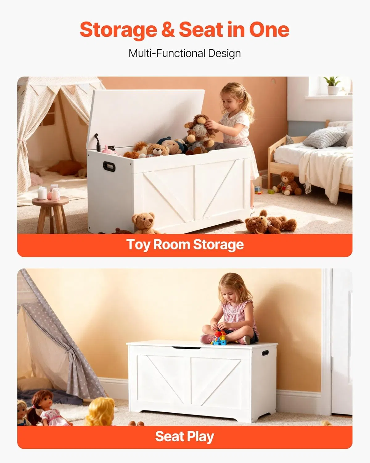Montessori Adjustable Kids Bookshelf for Easy Access and Display
