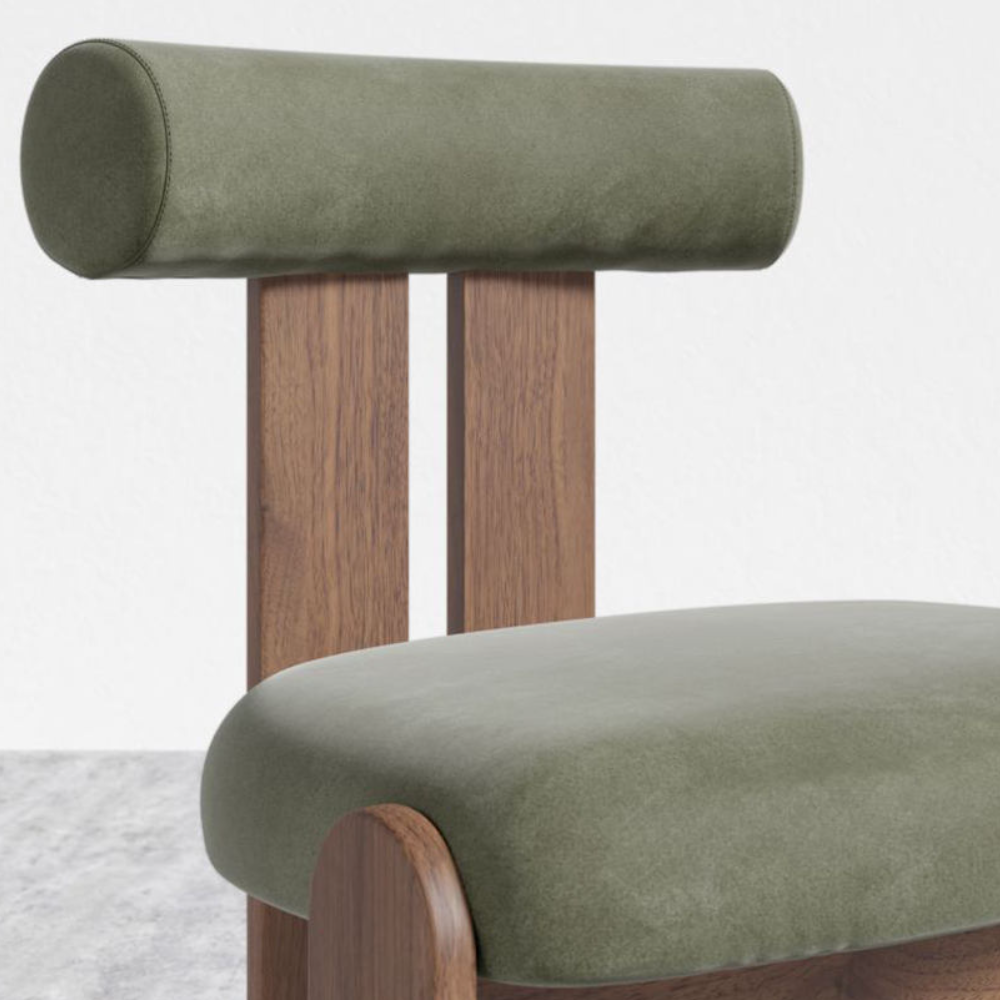 High Quality Modern Medieval Arc-shaped Round Column Back Oak Bar Chair Stool Bar Chair