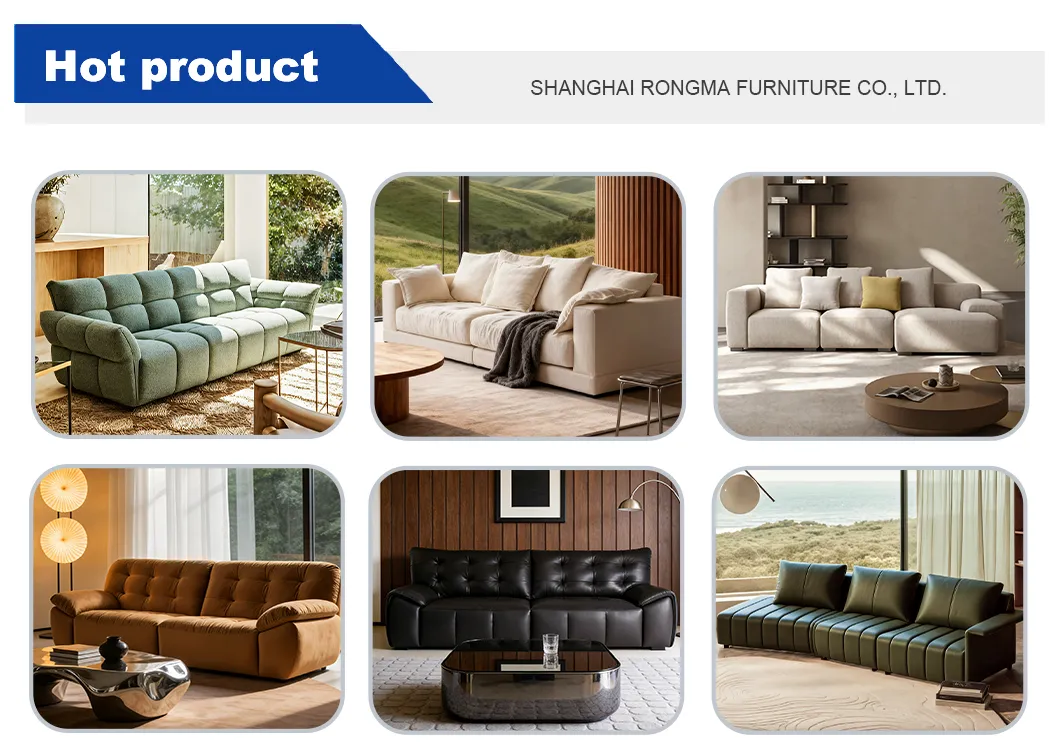 Best Commercial Modern Sectional Fabric Sofa for Villas