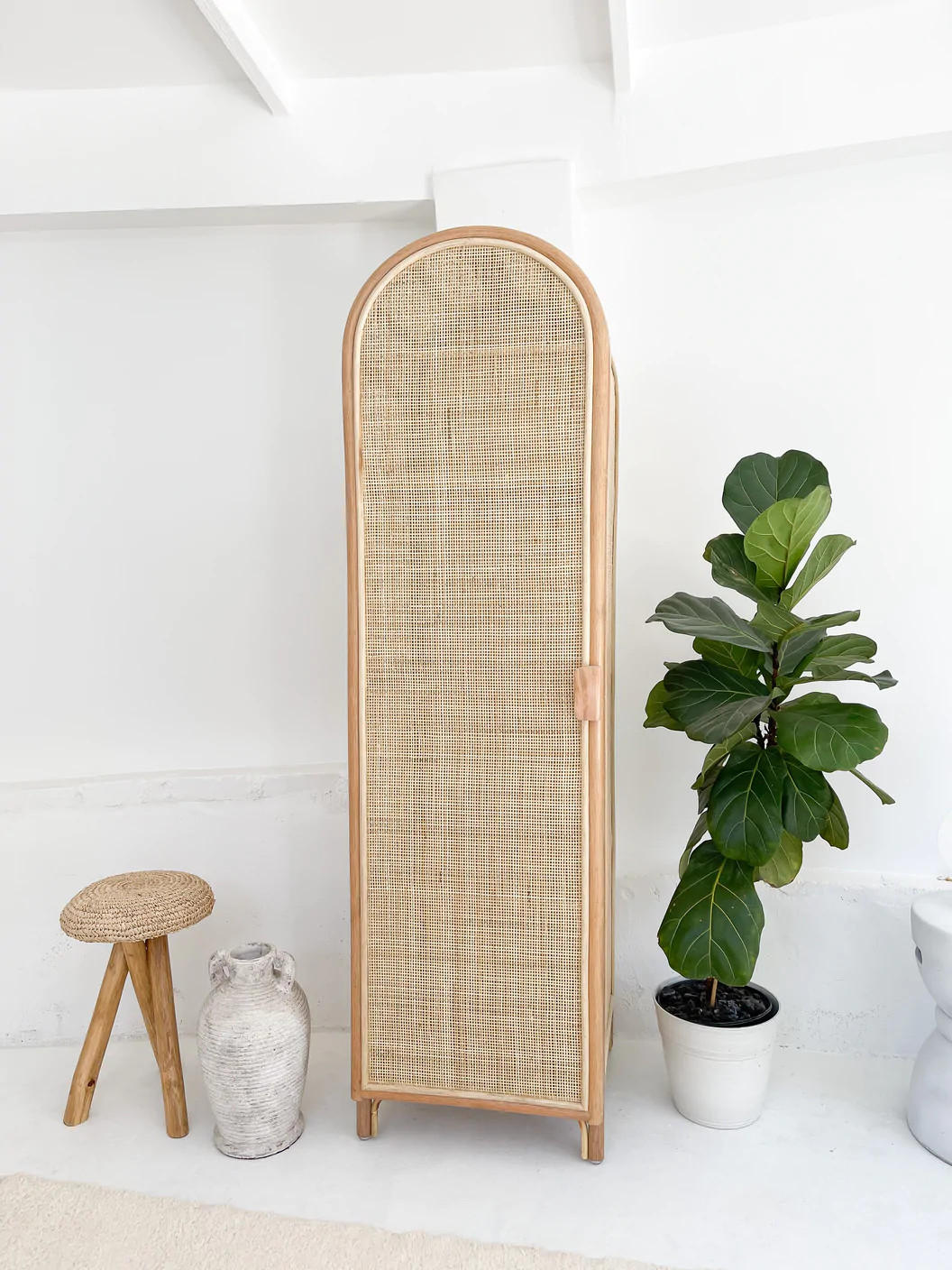 Rattan Cabinet Craftsmanship 1