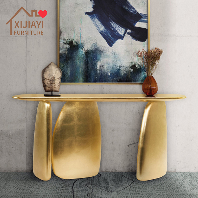 Xijiayi Luxurious Unique Lobby Console Table for a Creative and Artistic Vibe.