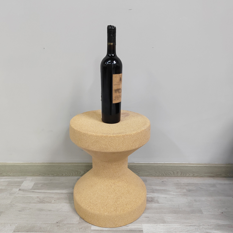 Natural Cork Furniture Champagne Wine Cork Stool Round Bed Side Tables for Living Room Home Bar