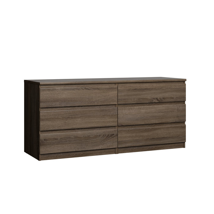 Industrial Style 6 Drawer Dresser Closet