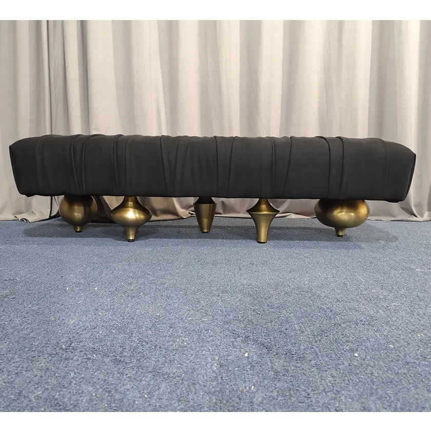 Minimalist Black Entryway Bench