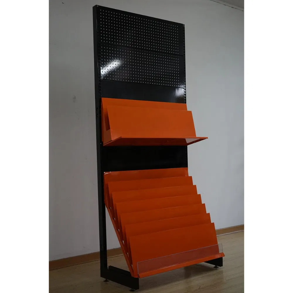 High Quality Supermarket Bookshop Metal Magazine CD Book Display Shelving
