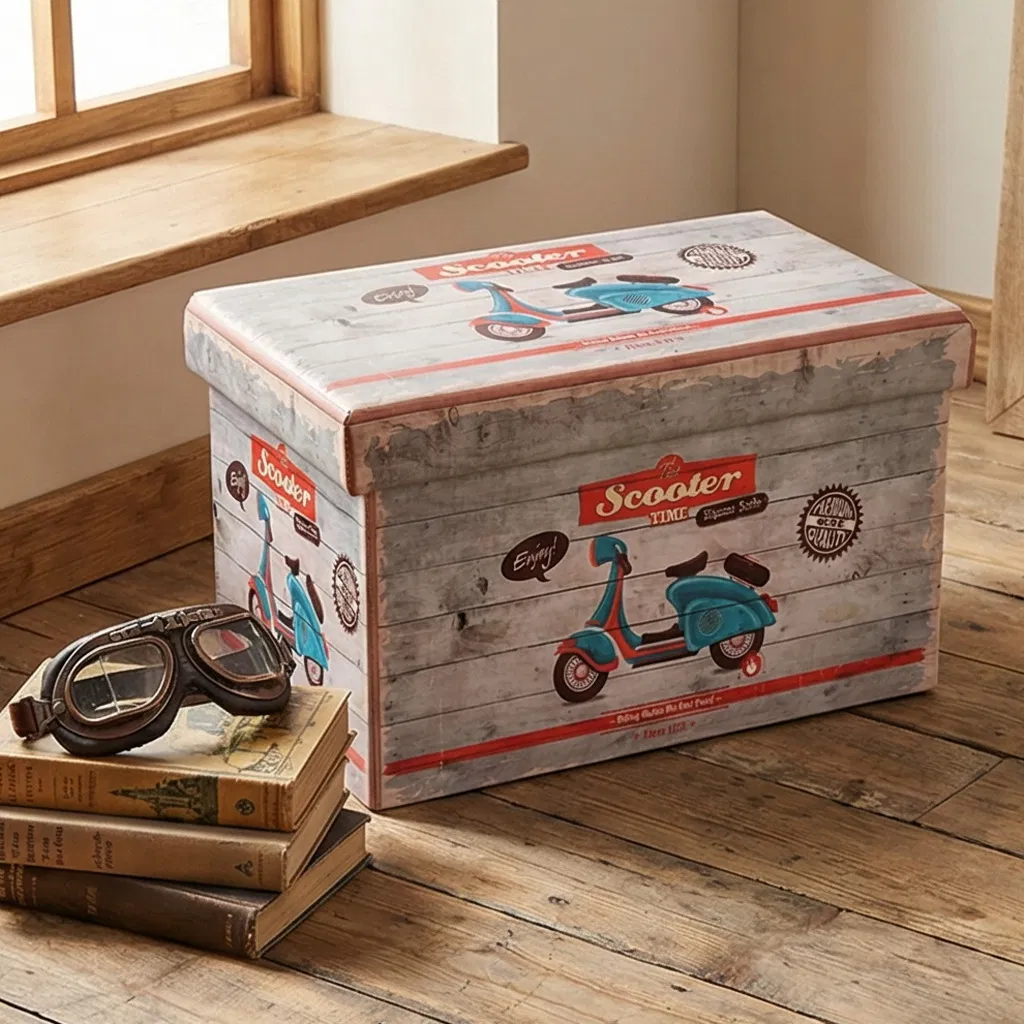 Multi-Functional Storage Ottoman Detail View 1