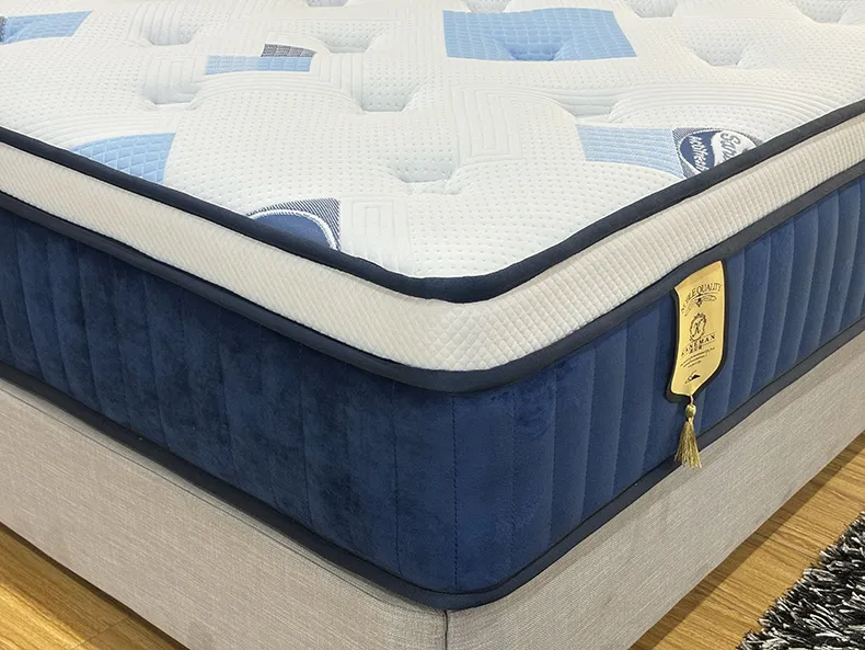 Luxury Vacuum Packed King Size Bed Memory Foam Pocket Spring Mattress Detail 4
