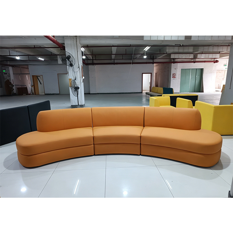 Modern KTV Lobby Sectional Couch Fabric Restaurant Hotel Office Bar Waiting Area Sofa
