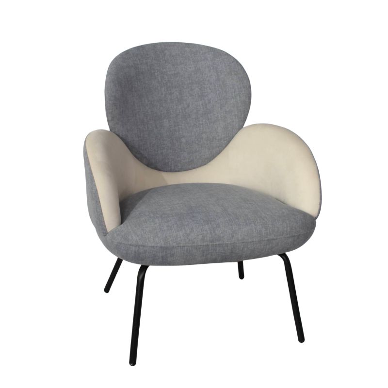Best Selling Velvet Accent Armchair with Metal Foot Mix of Colors for Living Room or Bedroom Leisure Sofa Chair