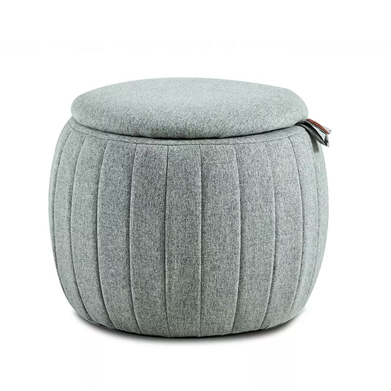 Modern fashion small upholstered storage stool ottoman