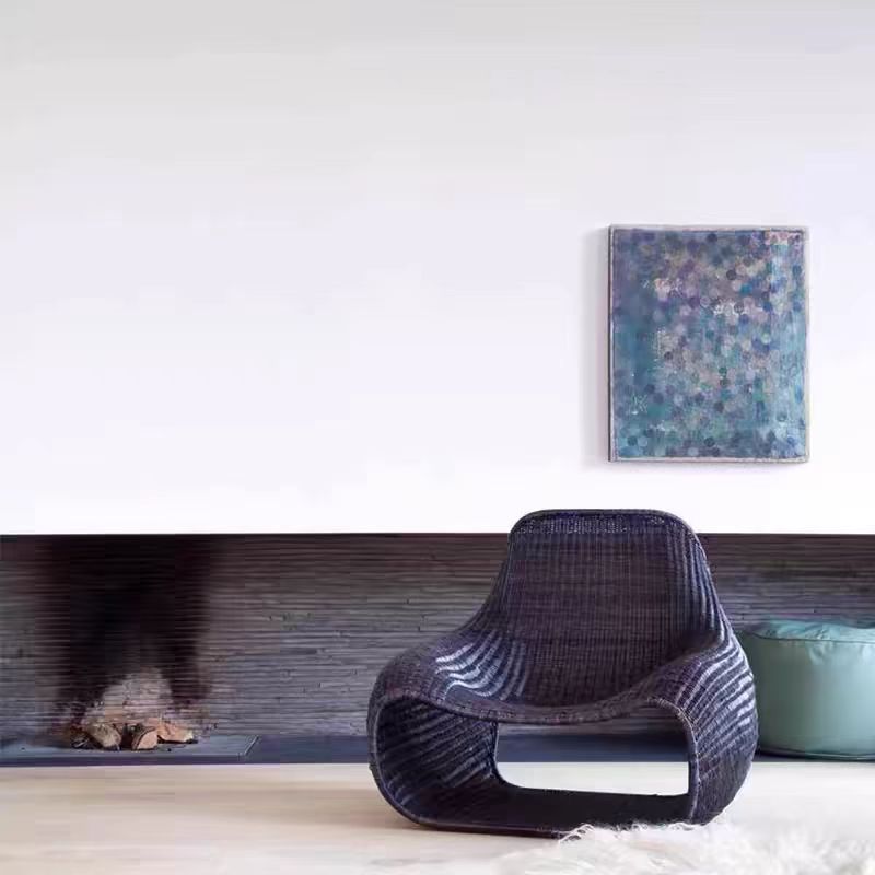 Outdoor Nordic Leisure Sofa Set Modern Design Metal Wicker Chair For Courtyard Garden Hotel Lounge By Nordic Rattan Furniture