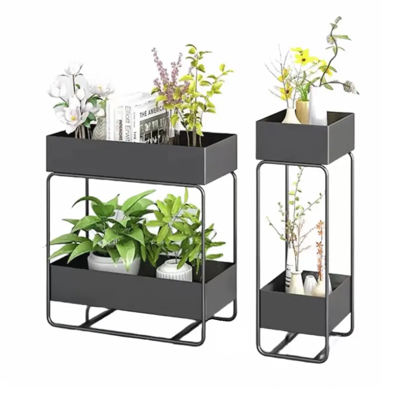 Modern Nordic Iron Bookshelf Display Stand detail view 9