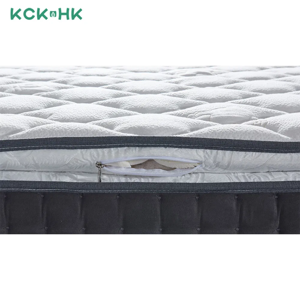 Removable Cover Pocket Spring Hotel Living Bedroom Furniture Memory Foam Bed Mattress