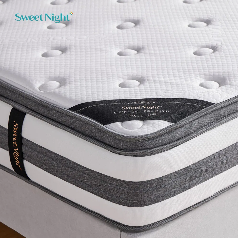 St877 Rollable Foam Bed Furniture with Spring Core King Size Compressed Mattress