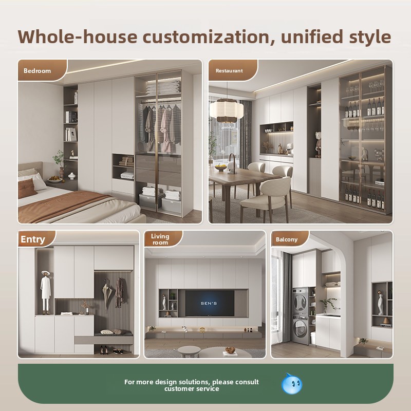 Baby Rabbit ENF-Grade Shunxin Wood Board Wardrobe Aldehyde-Removing Antibacterial Features-Mixed-Style Home Furniture Bedroom