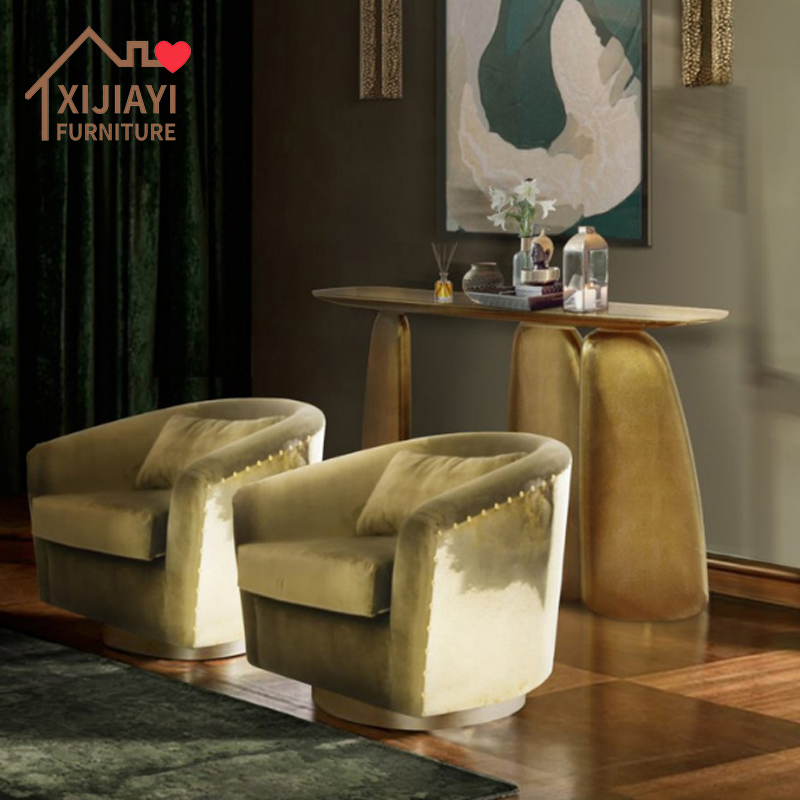 Xijiayi Luxurious Unique Lobby Console Table for a Creative and Artistic Vibe.