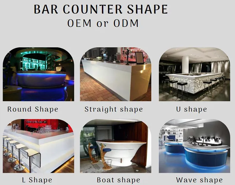 Customized Portable Hotel Restaurant Self Service Console LED Hot and Cold Buffet Equipment Counter Bar Table Design