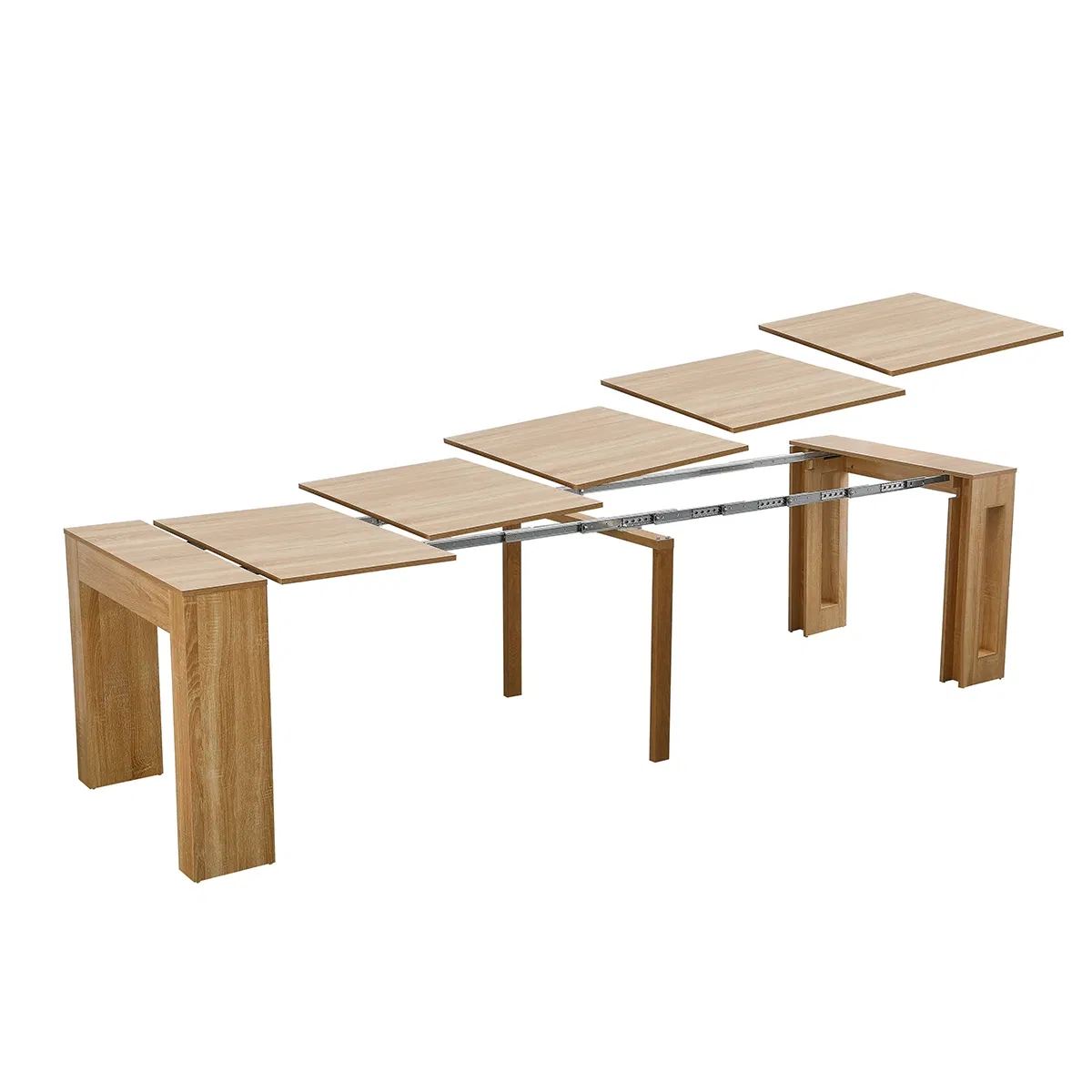 Modern Simple Design Wooden Table and Chair Set Nordic 10-12 Seat Restaurant Luxury Dining Table Office Conference Console Table