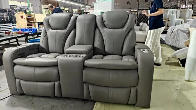 Luxury Electric Power Recliner Sofa Set for Modern Living Rooms