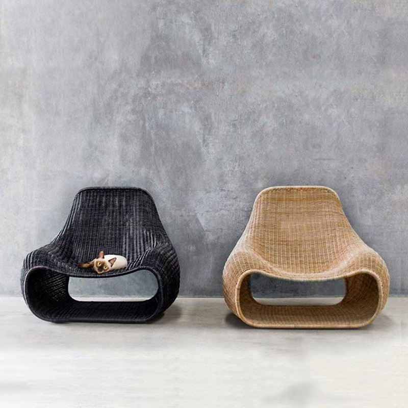 Outdoor Nordic Leisure Sofa Set Modern Design Metal Wicker Chair For Courtyard Garden Hotel Lounge By Nordic Rattan Furniture