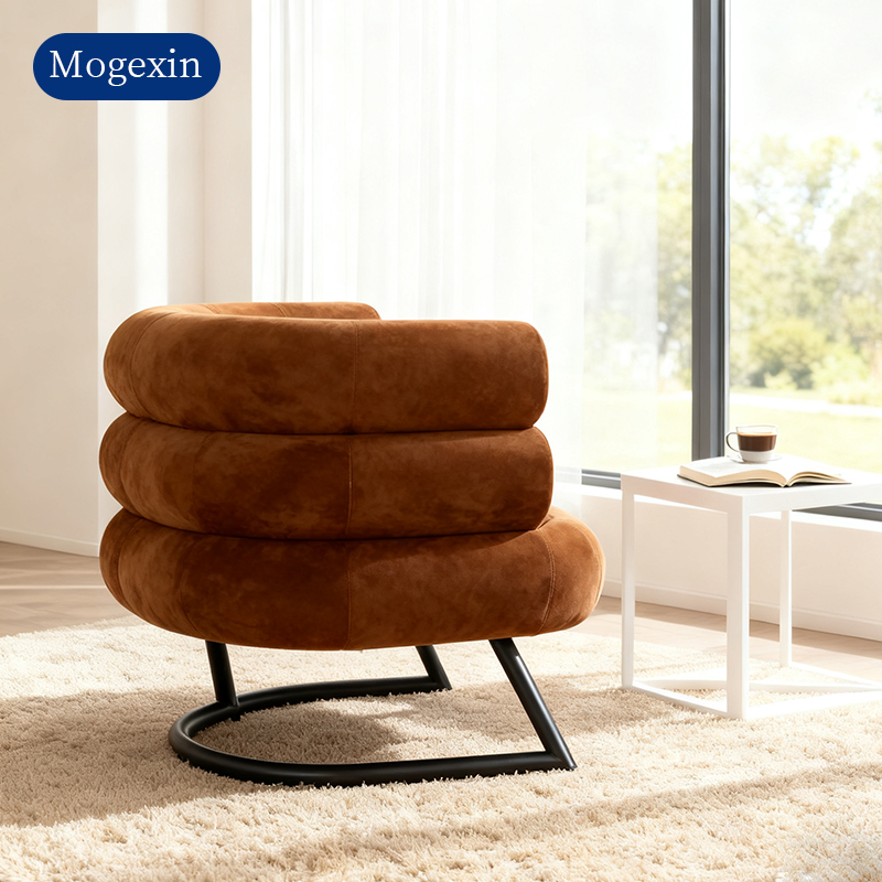 Modern Fabric Leisure Armchair Sofa Chair With Customized Color For Living Room Bedroom Apartment Hotel Outdoor Villa Use