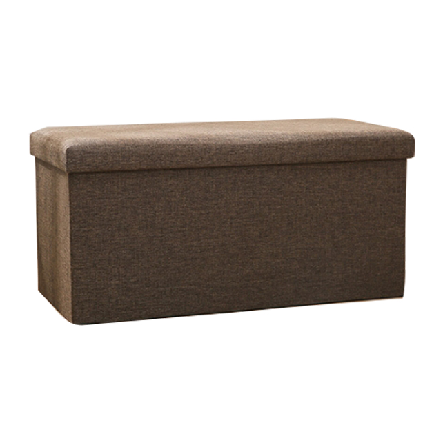 New Arrival Ottoman Folding Storage Stool Cube Bench Ottoman Fabric Storage Box for Living