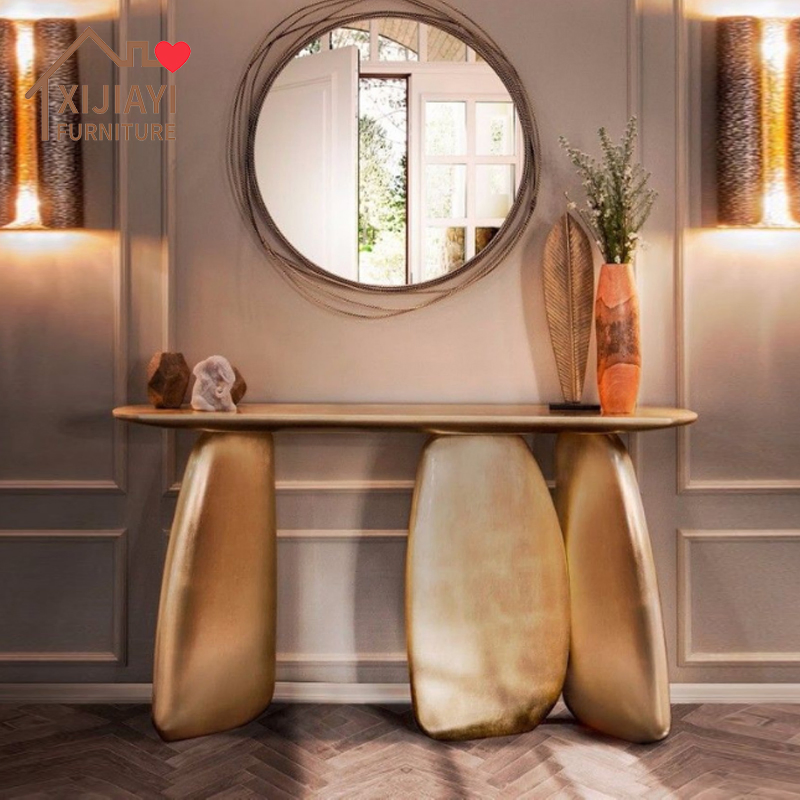 Xijiayi Luxurious Unique Lobby Console Table for a Creative and Artistic Vibe.