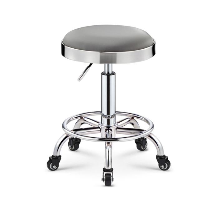 Modern Hot Selling Commercial Movable PU Leather Adjustable Swivel Bar Stool for Hotel and Living Room Dining