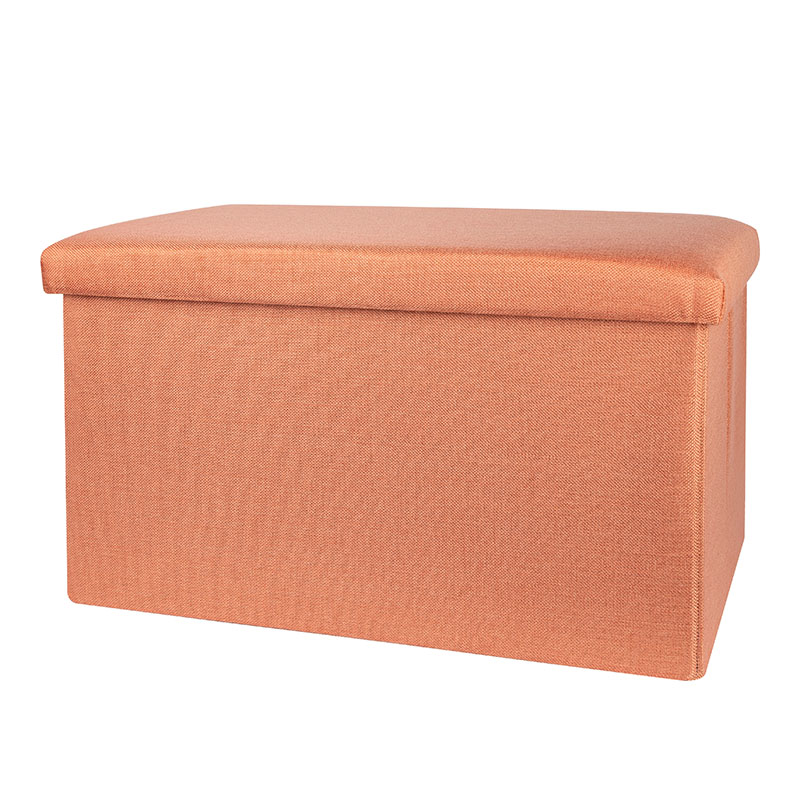 Durable Storage Foldable Ottoman Storage Stool Storage Box Chair Living Room Space Saving Chair Stools Ottoman Pouf