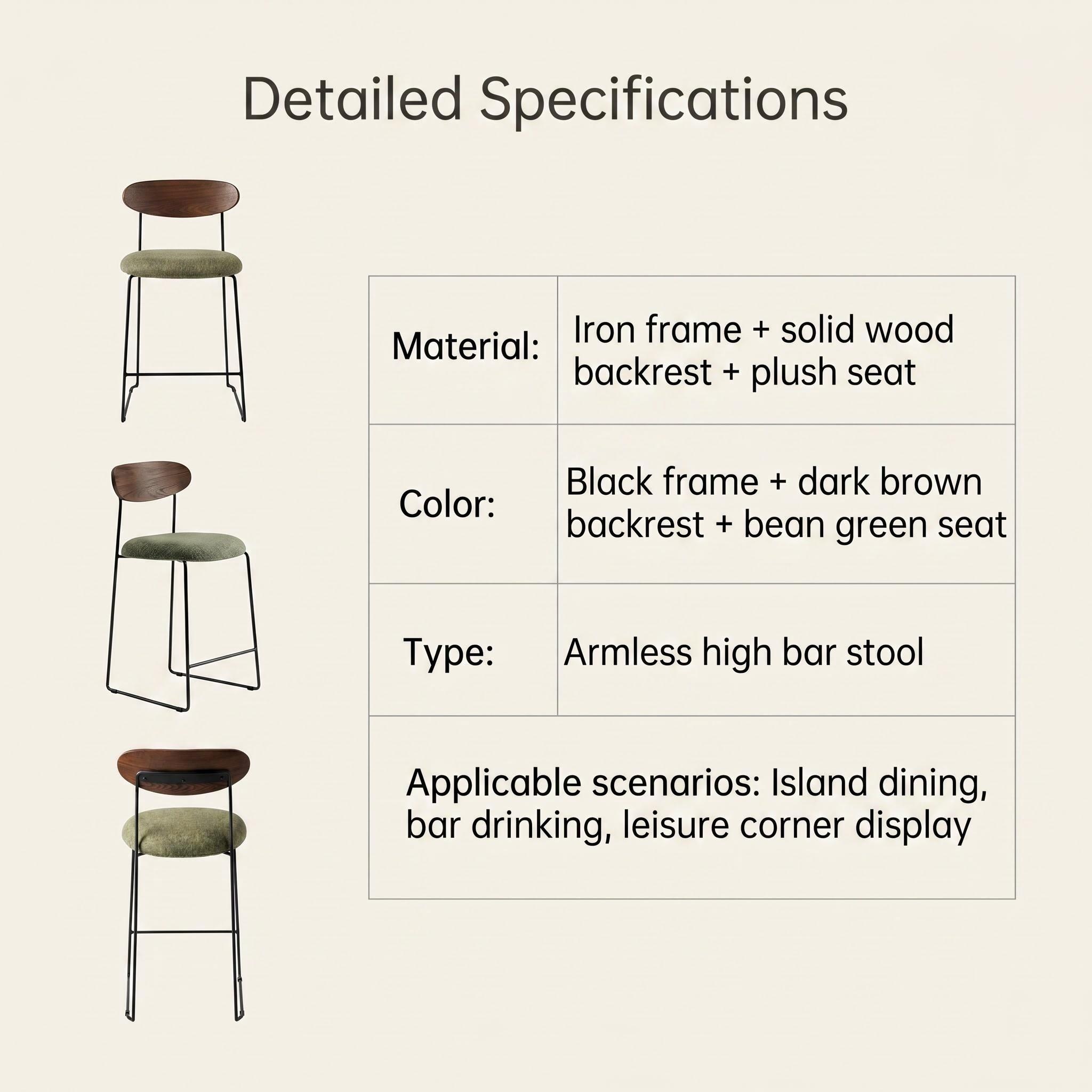 Bar chair view 2
