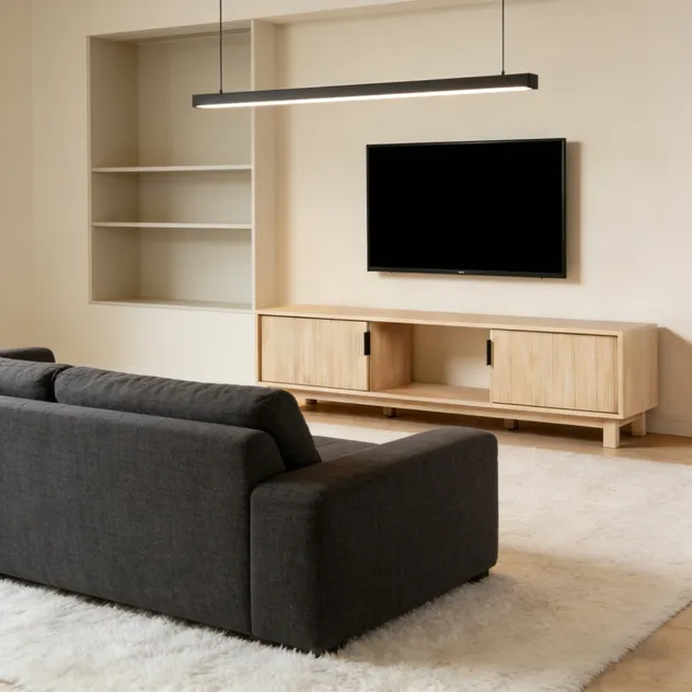 Medieval Walnut Media Entertainment Center, Media Console