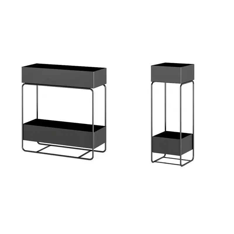 Modern Nordic Iron Bookshelf Display Stand detail view 8