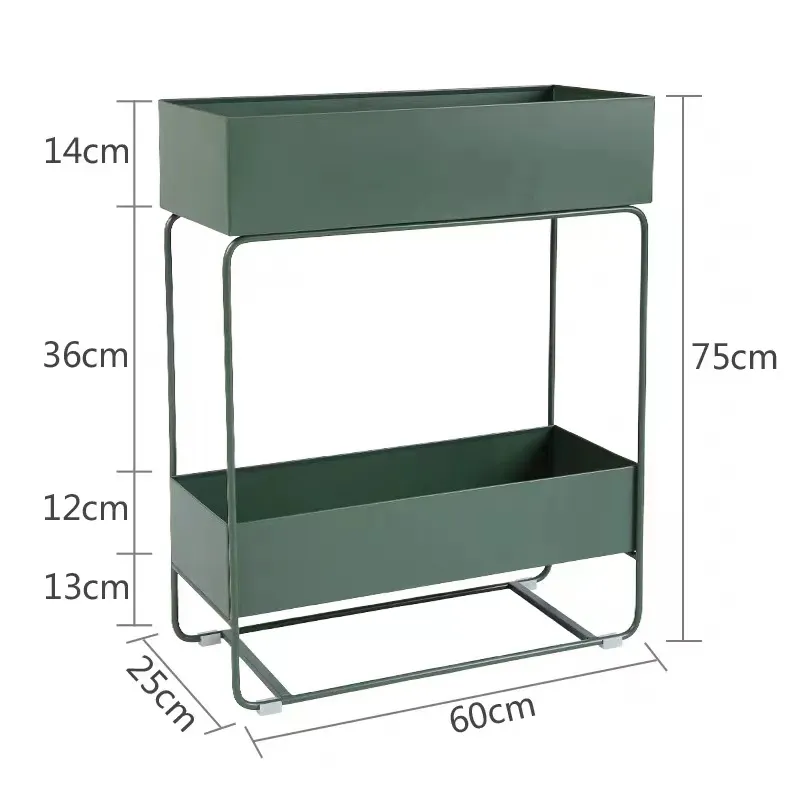 Modern Nordic Iron Bookshelf Display Stand for Home Decor