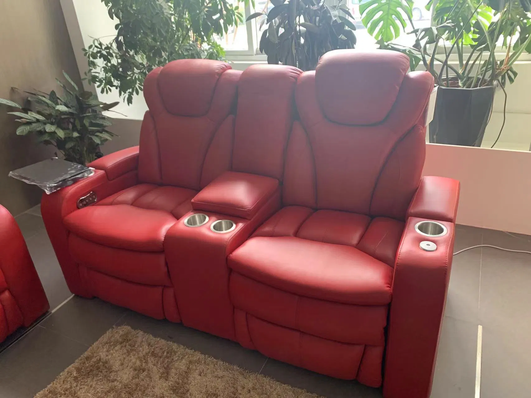 Luxury Electric Power Recliner Sofa Set for Modern Living Rooms