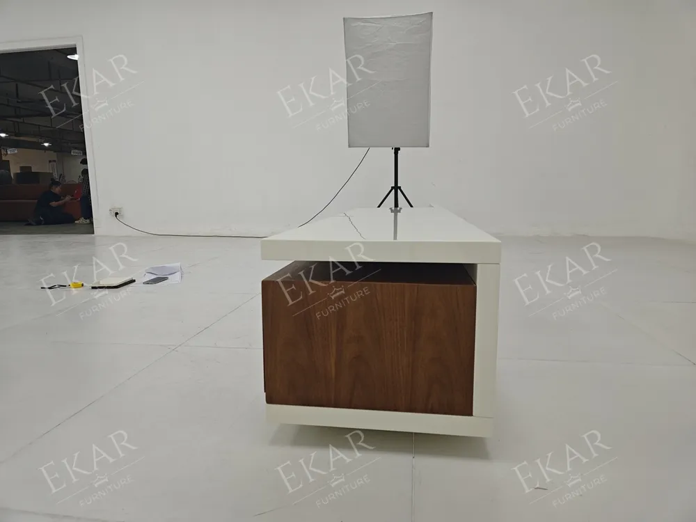 Horizon Linear Dual-Tone Media Console Ambient Setup
