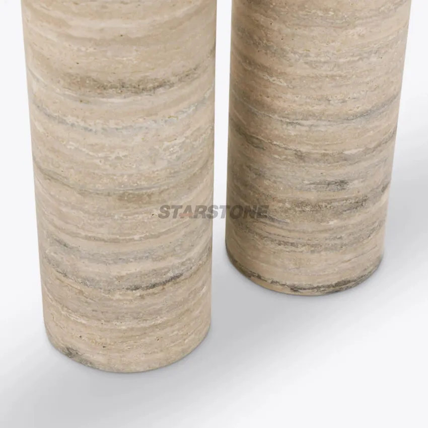 Italy Arabescato White Marble Table Detail 6