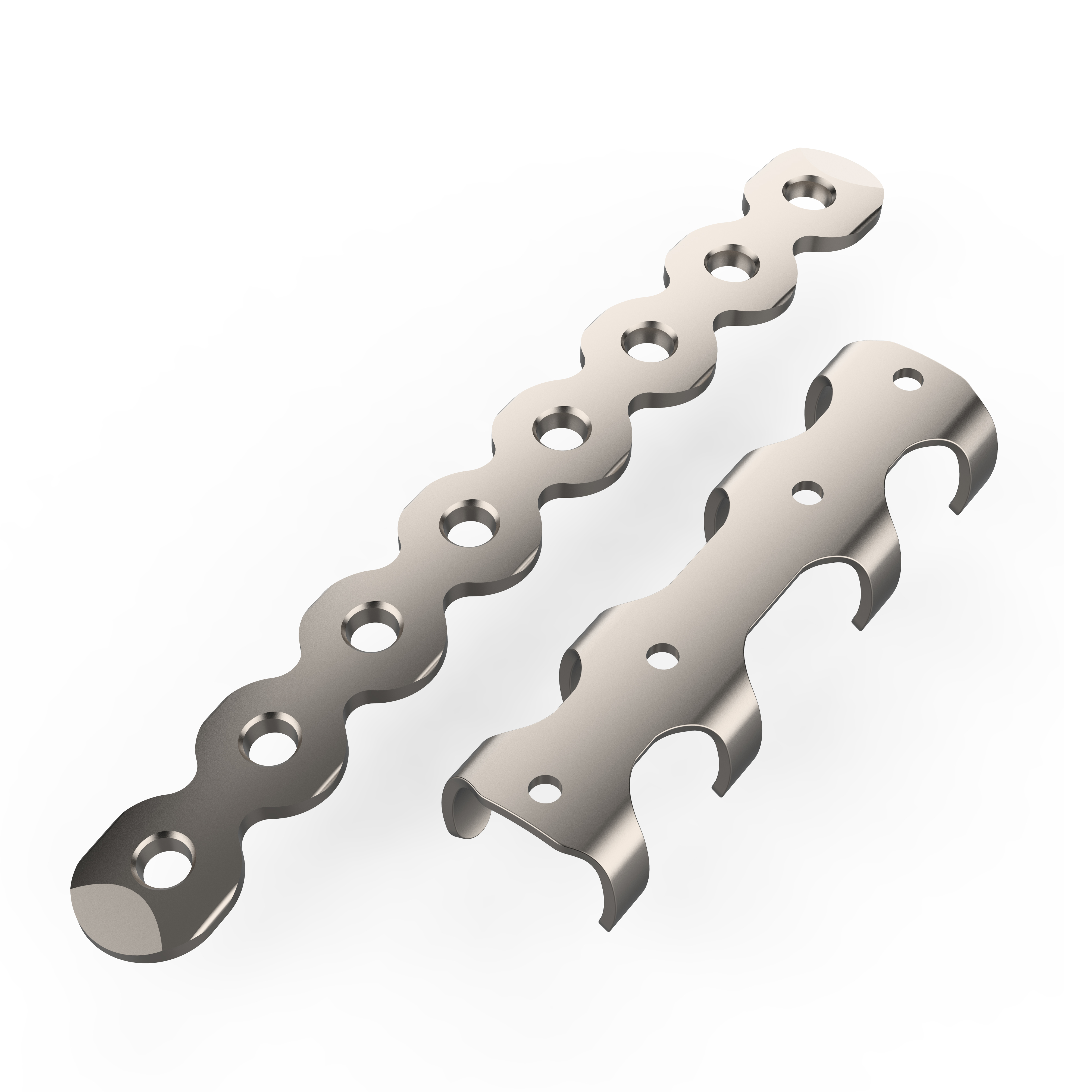 CANWELL Titanium Rib Locking Plate Bone Fixation Orthopedic Trauma Implant for Fracture Surgery CE ISO