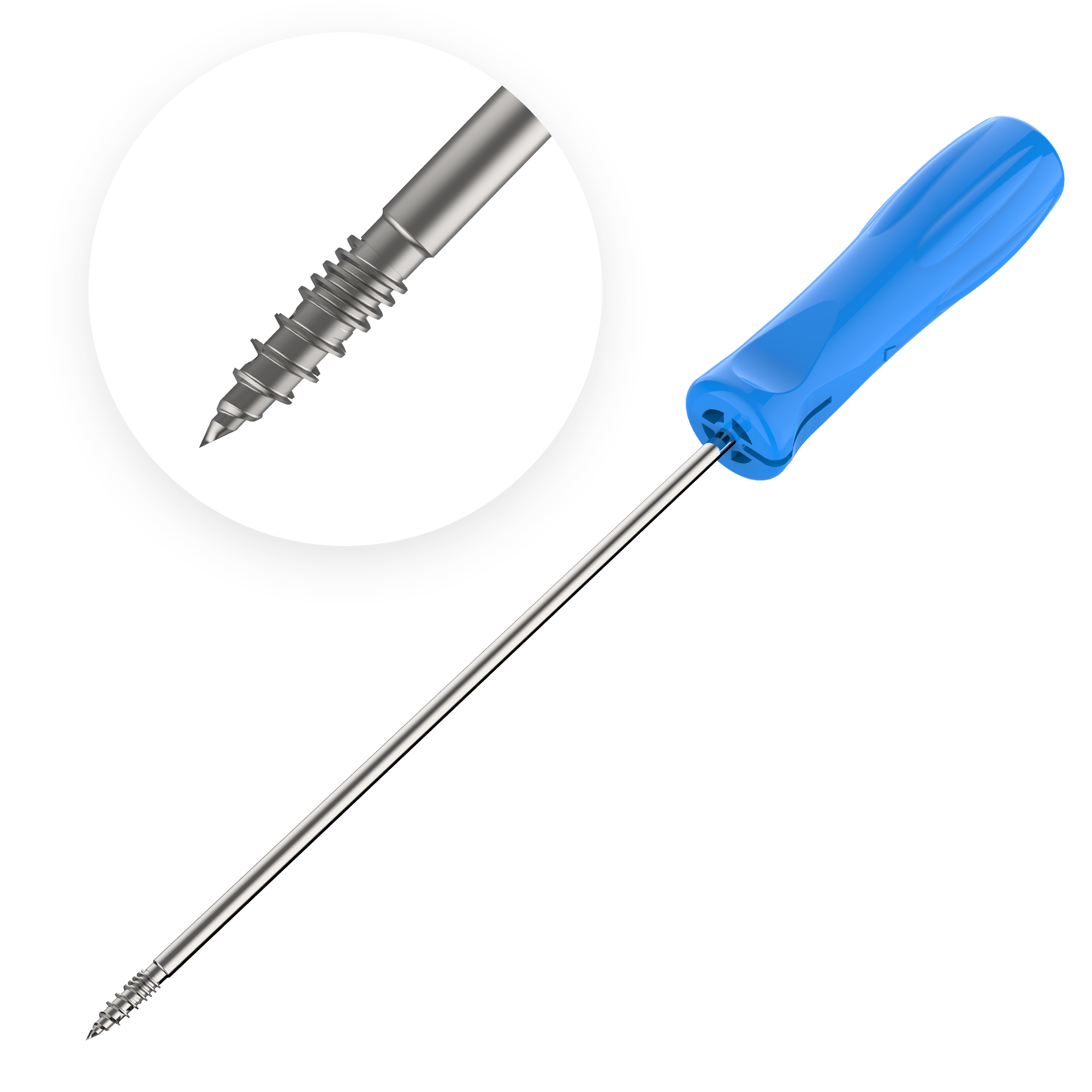 CANWELL Sports Medicine Suture Anchor Arthroscopy Suture Anchor With Needle Titanium Suture Anchor CE