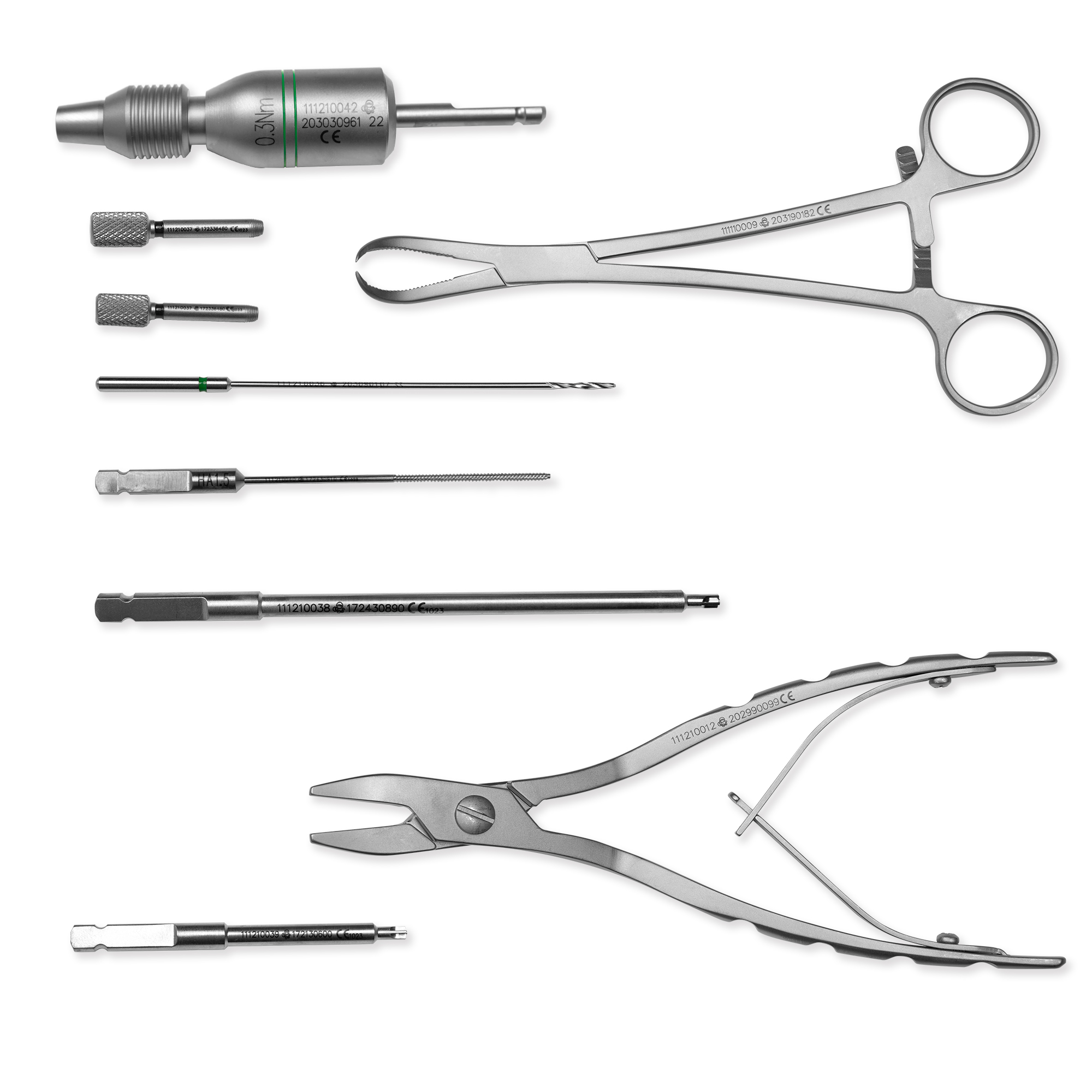CANWELL Titanium Mini Locking Plate System Orthopedic Trauma Implant for Hand Foot Bone Fracture Fixation Surgery