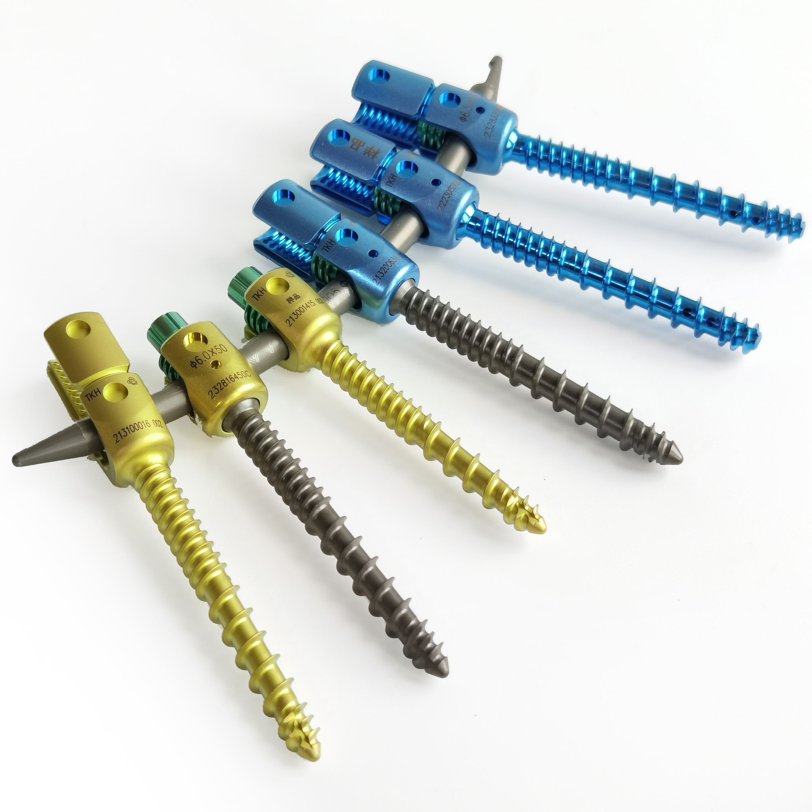 CANWELL IVY Posterior Thoracolumbar Fixation Reduction Monoaxial 6.00mm Titanium Orthopedic Pedicle Screw Rods AO Standard CE