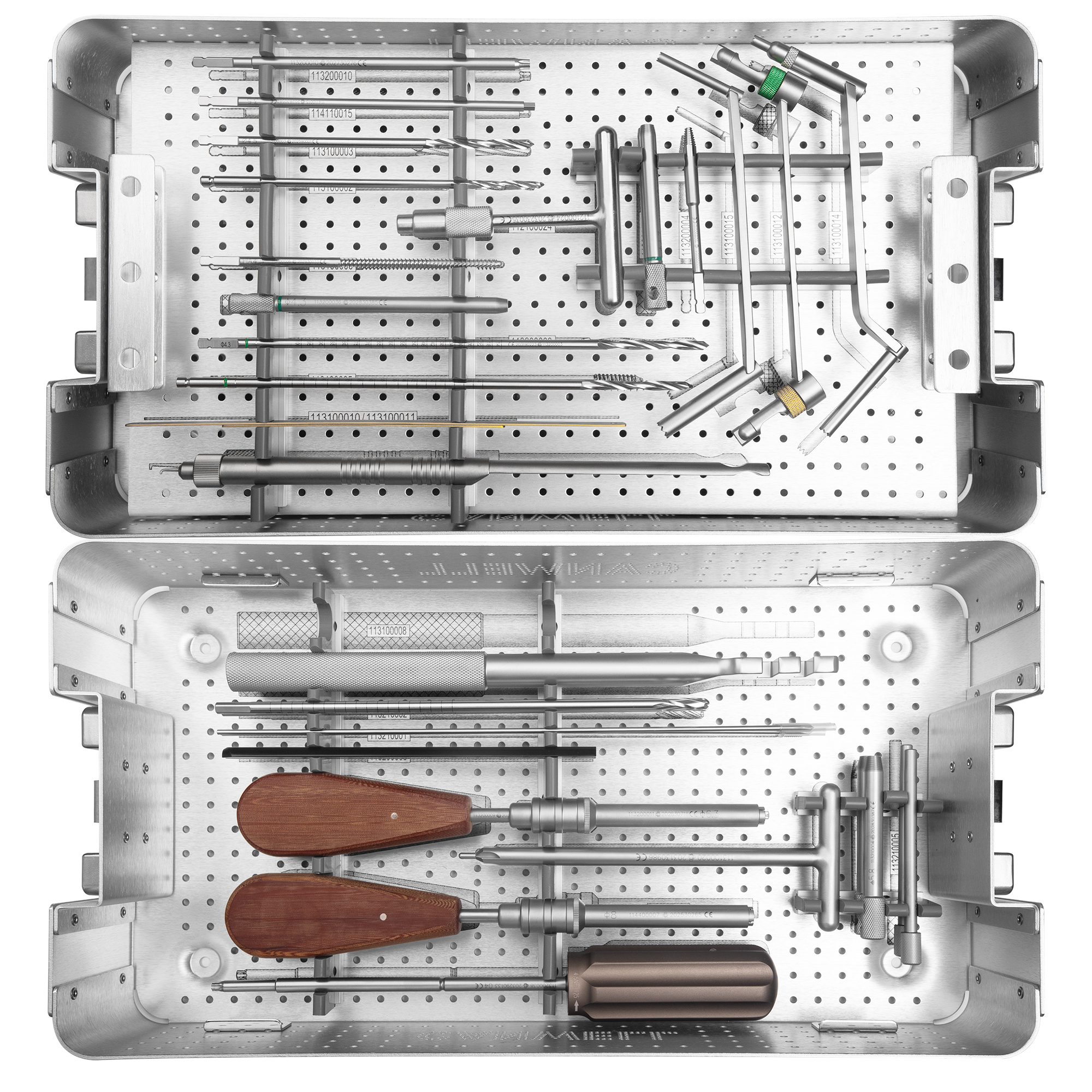 CANWELL Large Fragment Instrument Set Orthopedic 4.5-6.5mm Complete Set Locking Plate Instrument Set CE&ISO Certificated