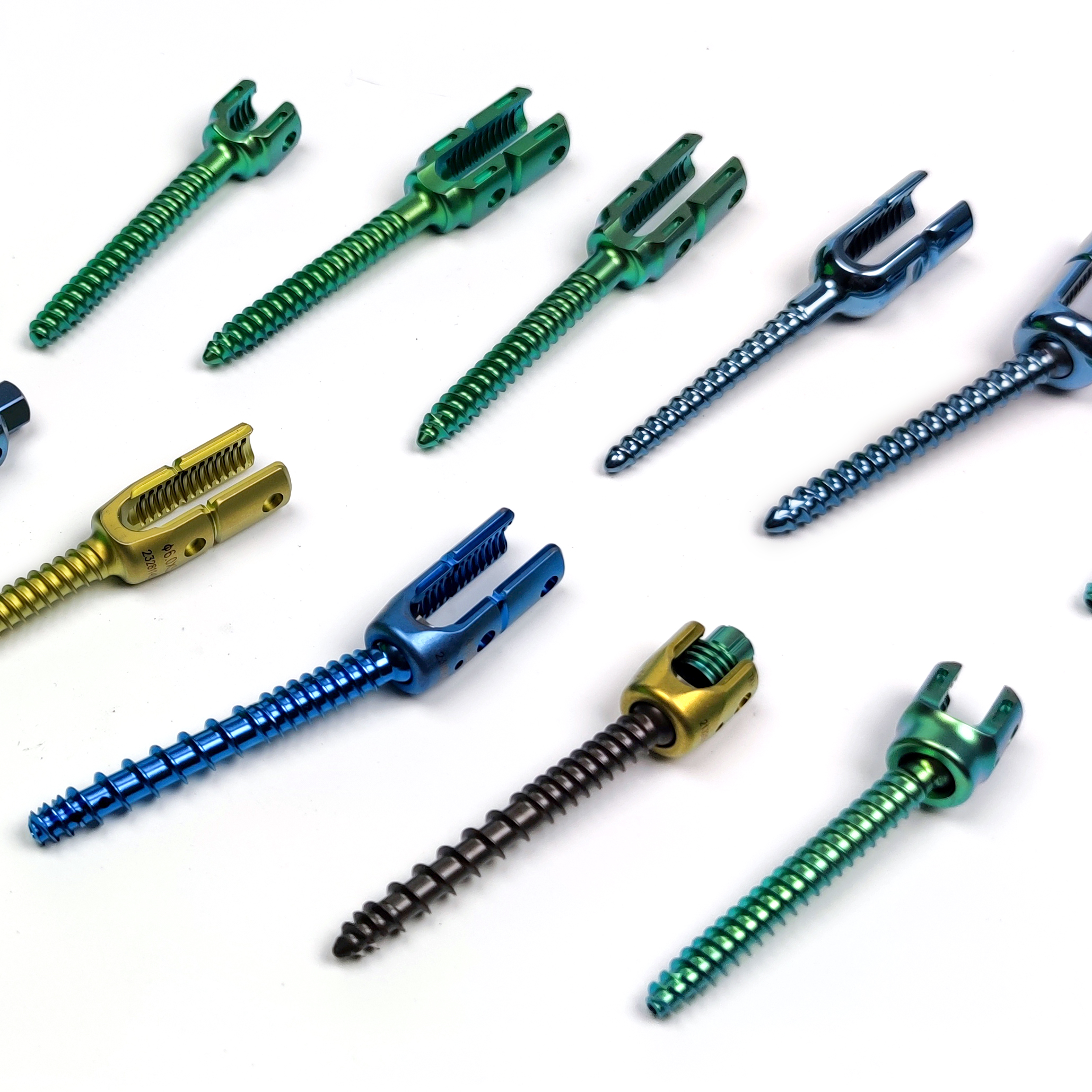CANWELL Orthopedic Implants Spine Instrument Sets Titanium 3.5 5.5 Lumbar Polyaxial Pedicle Screw