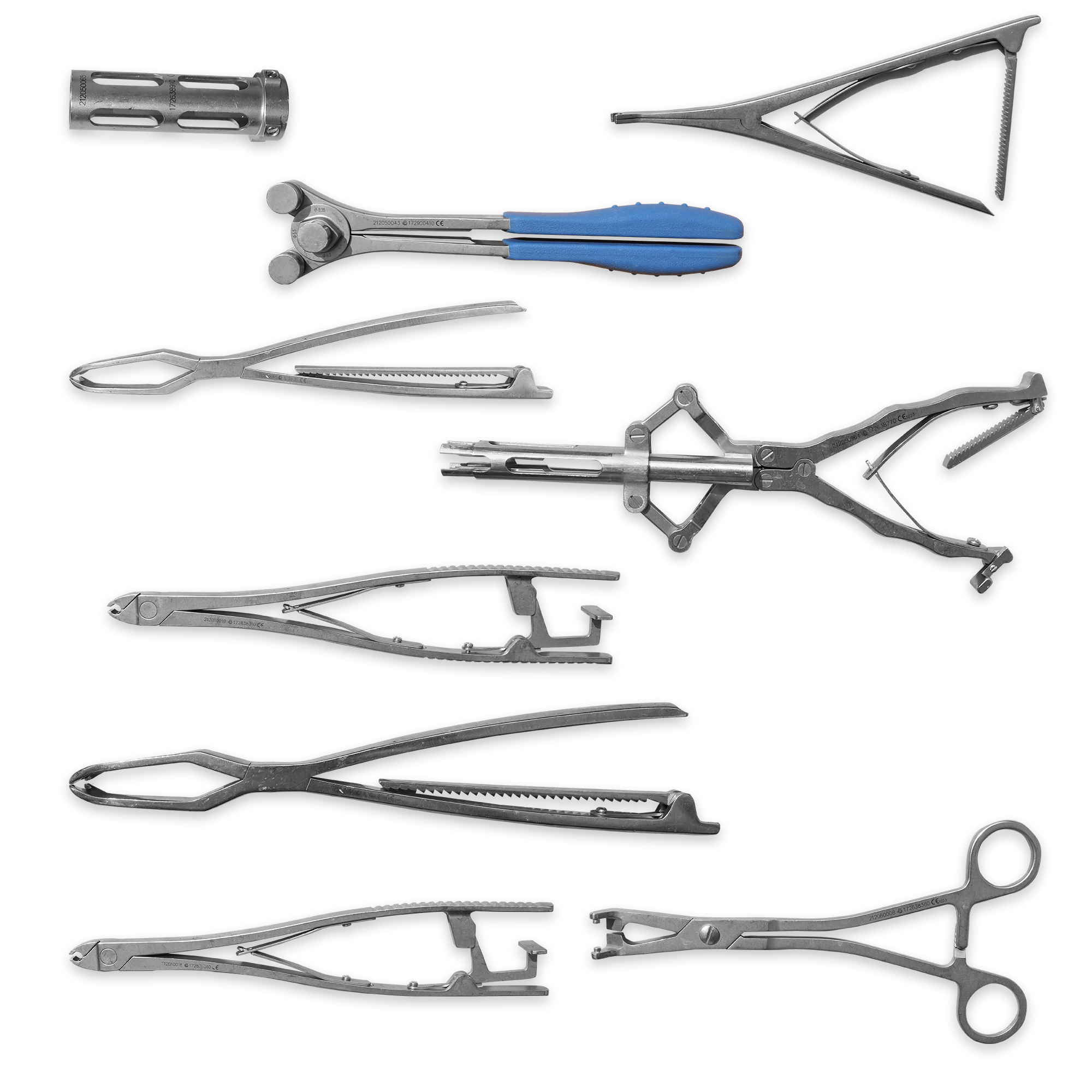 CANWELL Titanium Spine Surgical Instruments Set for Posterior Thoracolumbar Fixation System