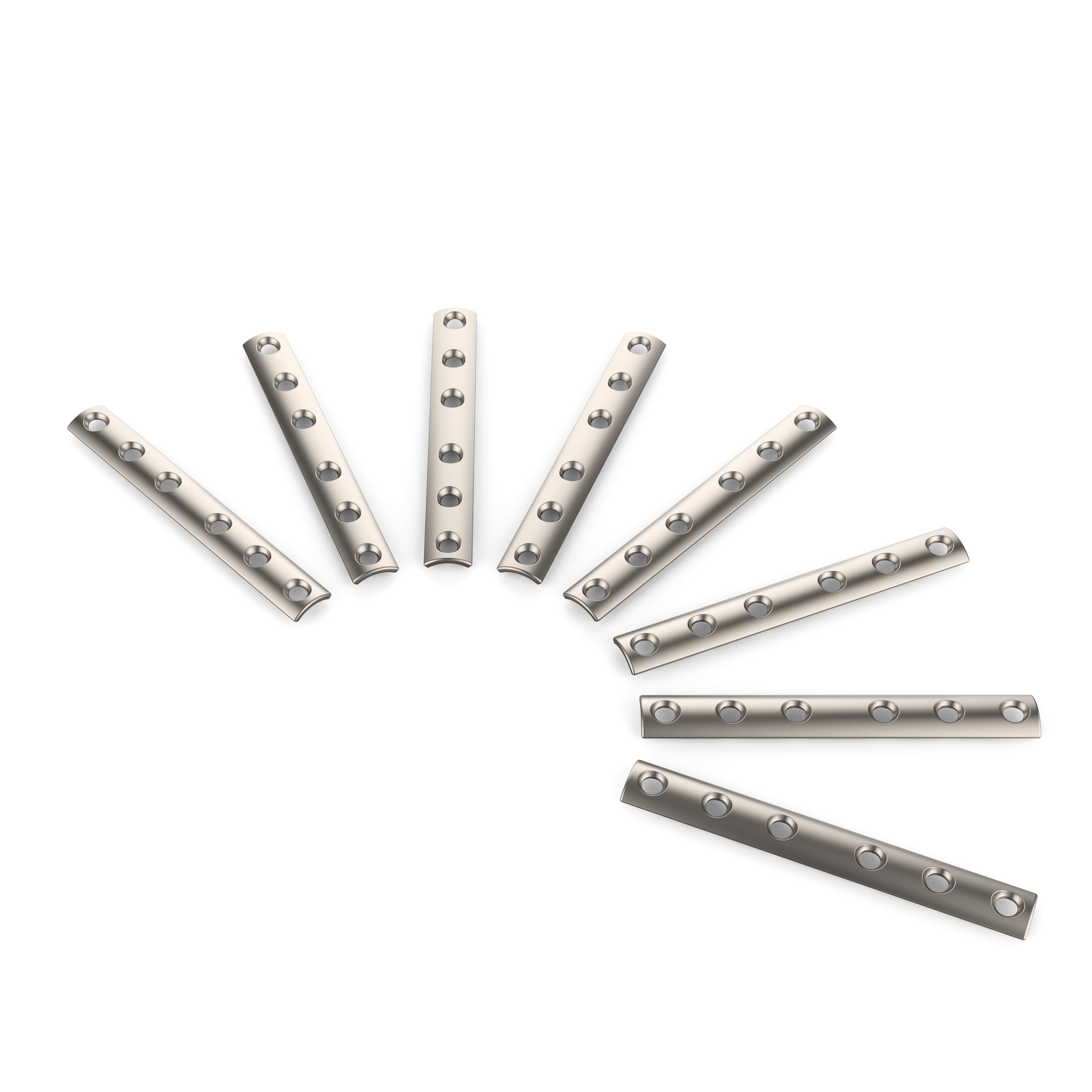 CANWELL Titanium Locking Plate One-third Tubular Orthopedic Trauma Implant with Cortical Screw Medical Fracture Surgery CE ISO