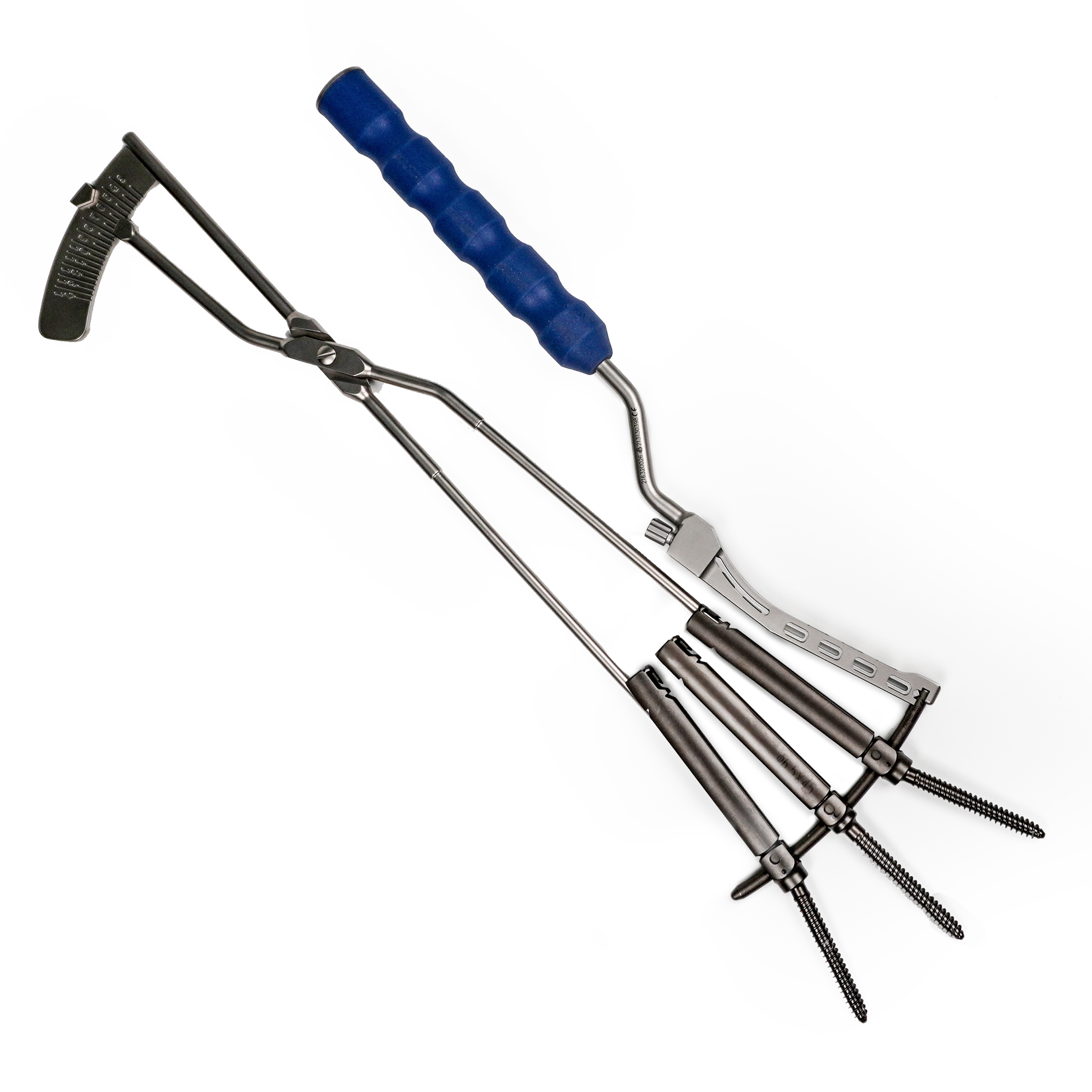 Canwell Medical Long Arm Pedicle Screw Stainless Steel Minimally Invasive Spine Fixation Surgery Instruments Set for Orthopedic