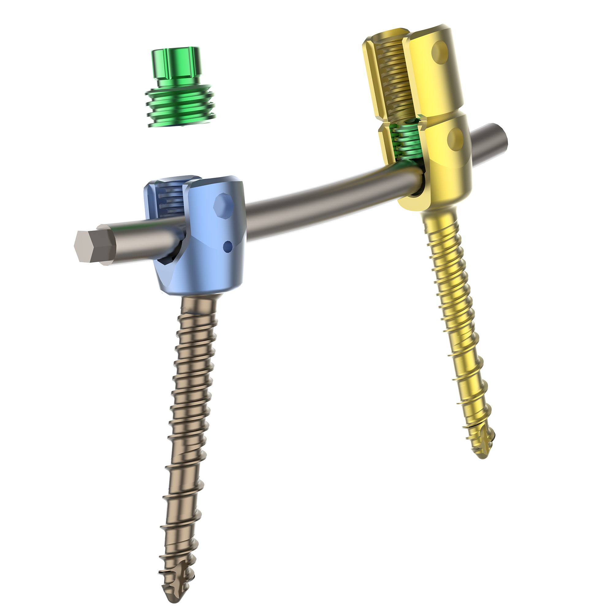 CANWELL Polyaxial Pedicle Screws and Rods Thoracolumbar Surgery CE Certified Titanium MIS Spine Fixation System